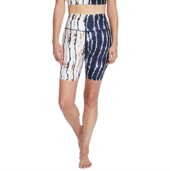 Sage Collective Tie Dye Colorblock Biker Short Size XS - Picture 1 of 5